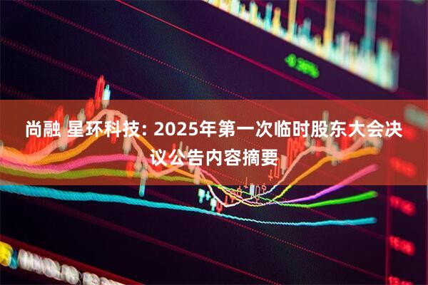 尚融 星环科技: 2025年第一次临时股东大会决议公告内容摘要