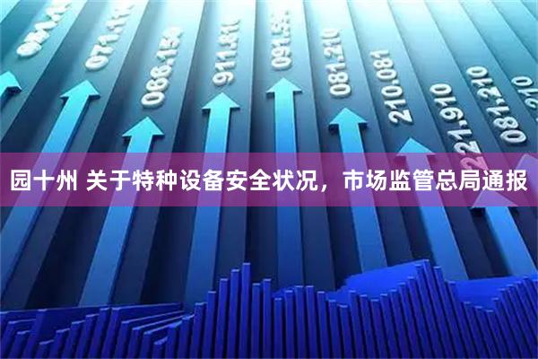 园十州 关于特种设备安全状况，市场监管总局通报